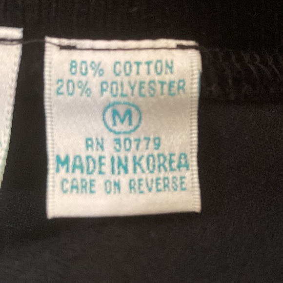 Vintage Casual Elements women’s black velour button blouse - SIZE MEDIUM - Picture 4 of 6